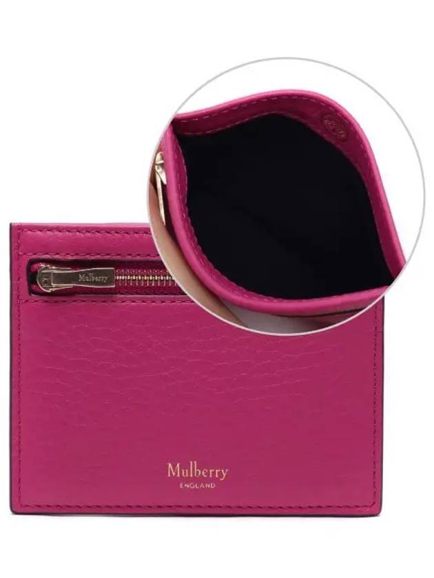 Logo Zipper Card Wallet Pink - MULBERRY - BALAAN 2