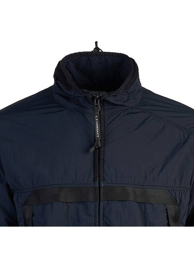 Men's Lens Wappen Zip-Up Jacket Navy - CP COMPANY - BALAAN 5