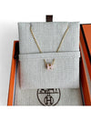 Mini PopAche Necklace Pink Rose Dragee Gold H147992F - HERMES - BALAAN 7