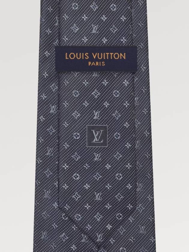 Monogram Classic Tie Grey - LOUIS VUITTON - BALAAN 7