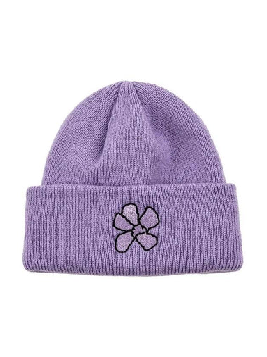 Flower Beanie Purple - UNALLOYED - BALAAN 1