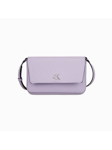 Jeans Minimal Monogram Mini Cross Bag Lavender - CALVIN KLEIN - BALAAN 1