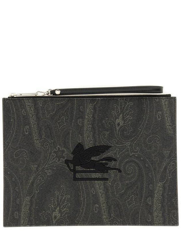 Etro Paisley Pouch With Pegasus - ETRO - BALAAN 1