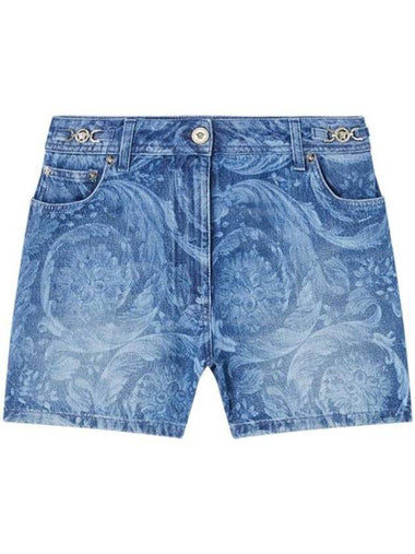 Denim Short Pants 1013689 1A10029 1D030 BLU MEDIO - VERSACE - BALAAN 1