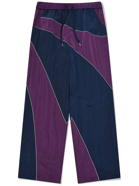 Milkyway Easy Pants Unisex Nylon Track Pants Navy - PHOS333 - BALAAN 2