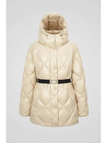 Aliska N Beige Women s Down Jacket - DUVETICA - BALAAN 1