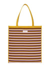 Jacquard Stripe Flat Tote Bag Yellow - MARNI - BALAAN 2