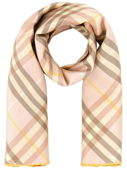 Check Silk Scarf Tea Cup - BURBERRY - BALAAN 2