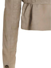 Belted Cropped Jacket Beige - RICK OWENS - BALAAN 5