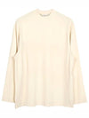 Crew Neck Long Sleeve Sweatshirt Chalk - LEMAIRE - BALAAN 2