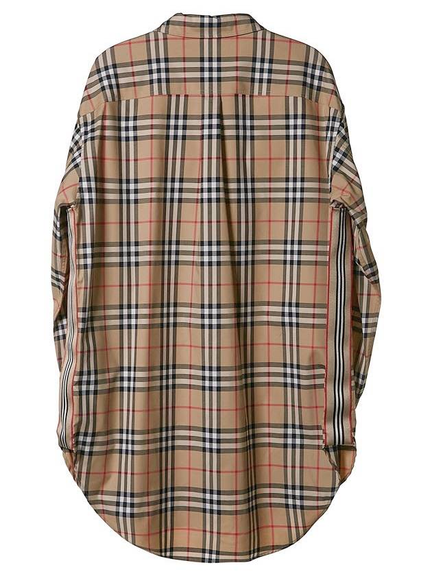 Vintage Check Overfit Shirt Beige - BURBERRY - BALAAN 3