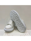 Oversized Smooth Calf Leather Sneakers White Shock Pink - ALEXANDER MCQUEEN - BALAAN 6