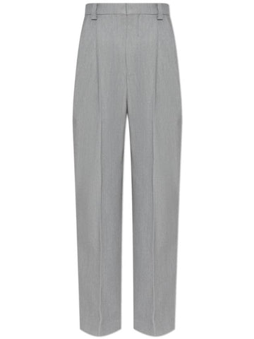 Jacquemus Pleated Trousers, Women's, Grey - JACQUEMUS - BALAAN 1