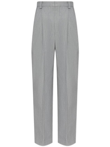 Jacquemus Pleated Trousers, Women's, Grey - JACQUEMUS - BALAAN 1