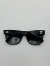 Classic Sunglasses Square Black Silver A71224 - CHANEL - BALAAN 7