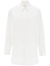 Cylvany Maxi Long Sleeve Shirt White - ISABEL MARANT - BALAAN 1