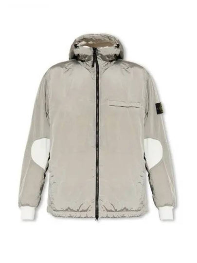 PrimaLoft-TC Nylon Zip Up Hoodie Stucco - STONE ISLAND - BALAAN 2