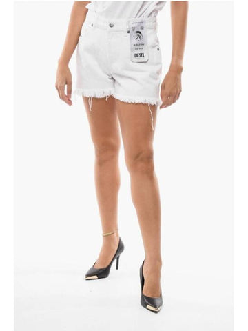 Cotton Shorts White - DIESEL - BALAAN 1