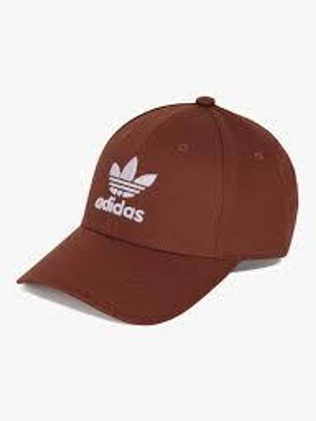 Class Trefoil Embroidery Ball Cap Brown - ADIDAS - BALAAN 2