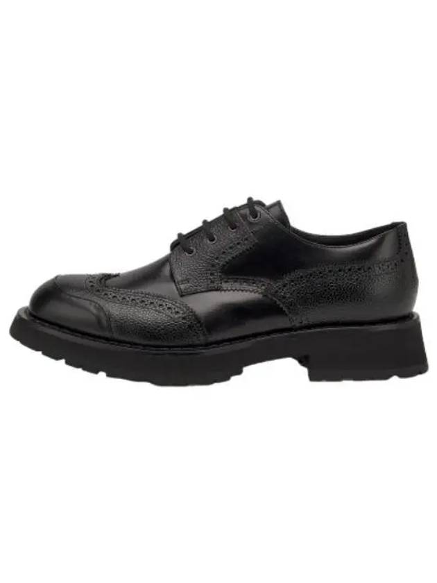 punk derby loafers black shoes - ALEXANDER MCQUEEN - BALAAN 1