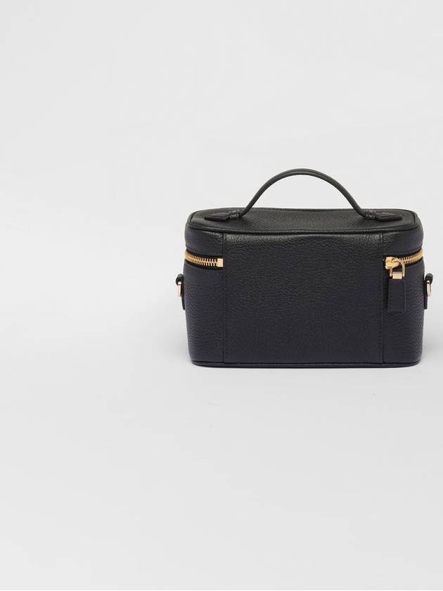 Leather Mini Bag Black - PRADA - BALAAN 3