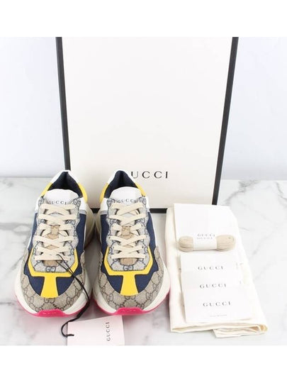 Rhyton chunky sole sneakers 6 250 - GUCCI - BALAAN 2