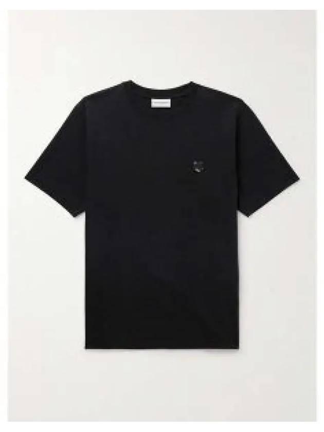 Bold Fox Head Patch Comfort Short Sleeve T-Shirt Black - MAISON KITSUNE - BALAAN 2