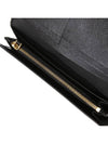 Saffiano Triangular Logo Flap Long Wallet Black - PRADA - BALAAN 7