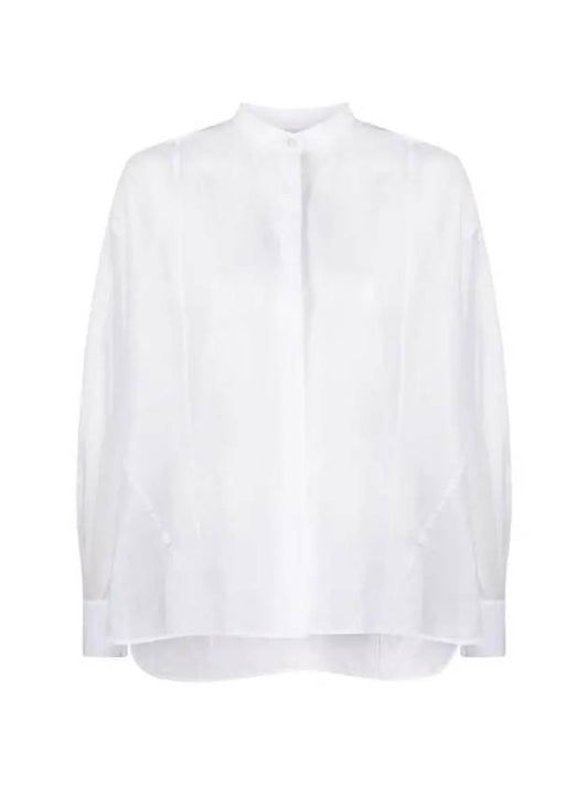 Cotton Long Sleeve Shirt White - JIL SANDER - BALAAN 2