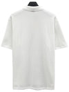 RWB Pocket Interlock Cotton Short Sleeve Polo Shirt White - THOM BROWNE - BALAAN 3