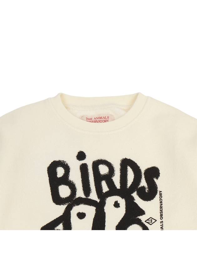 Kids brushed sweatshirt F24022 221 FT - THE ANIMALS OBSERVATORY - BALAAN 3