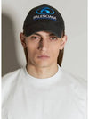 Embroided Logo Ball Cap Black - BALENCIAGA - BALAAN 5