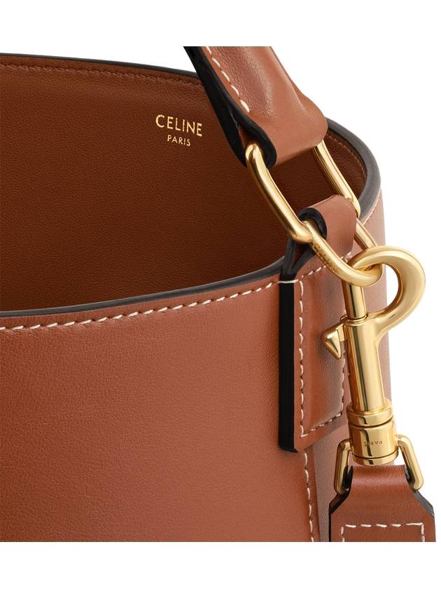 Medium Louise Bag Smooth Calfskin Shoulder Bag Tan - CELINE - BALAAN 5