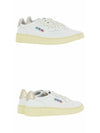 Medalist Goatskin Low Top Sneakers Gold White - AUTRY - BALAAN 5