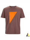 Men's Captive Arc Postrophe Word Short Sleeve T-Shirt Brown - ARC'TERYX - BALAAN 2