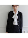 set up Black Tweed over fit Jacket Skirts - NARU KANG - BALAAN 3