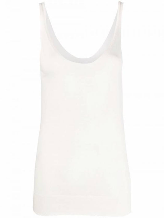 Scallop Wool Sleeveless White - CHLOE - BALAAN 1