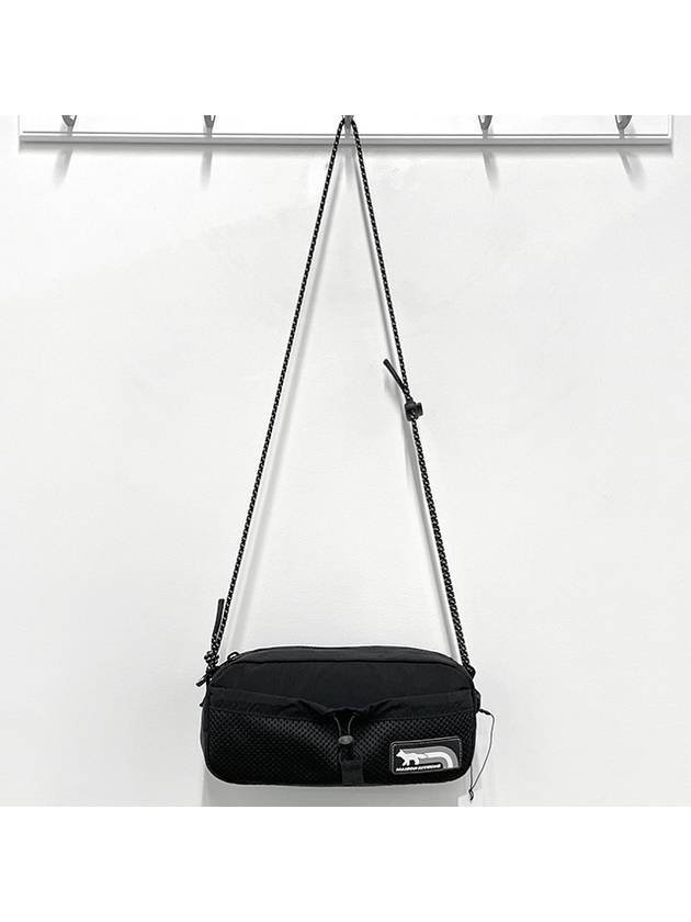 Flash Fox Cross Bag Black - MAISON KITSUNE - BALAAN 8