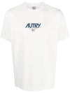 Iconic Logo Crew Neck Short Sleeve T-Shirt White - AUTRY - BALAAN 1