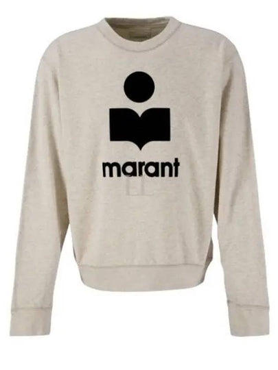 Mikoy Big Logo Cotton Sweatshirt Ecru - ISABEL MARANT - BALAAN 2