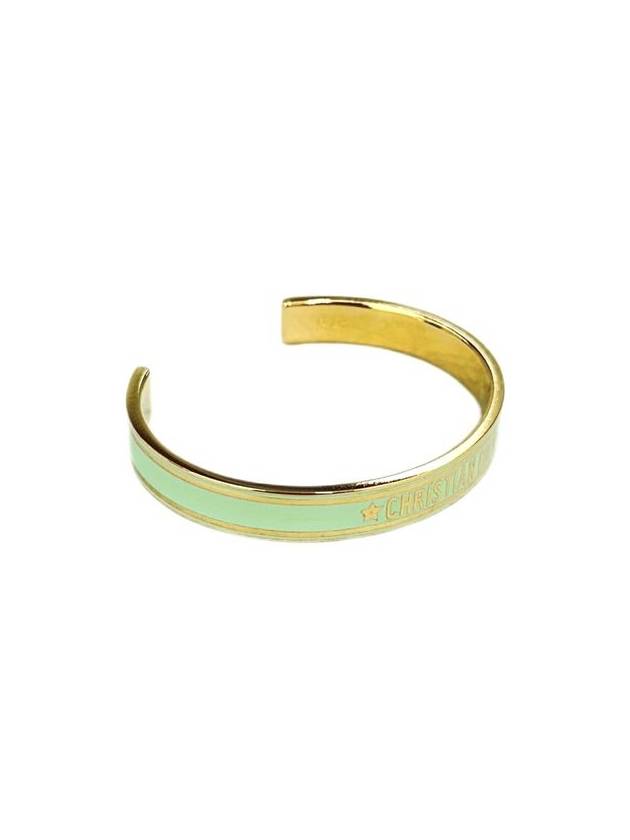 Cord Bangle Bracelet Gold Mint - DIOR - BALAAN 3