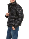 Grenoble Raffort Short Down Padding Black - MONCLER - BALAAN 7