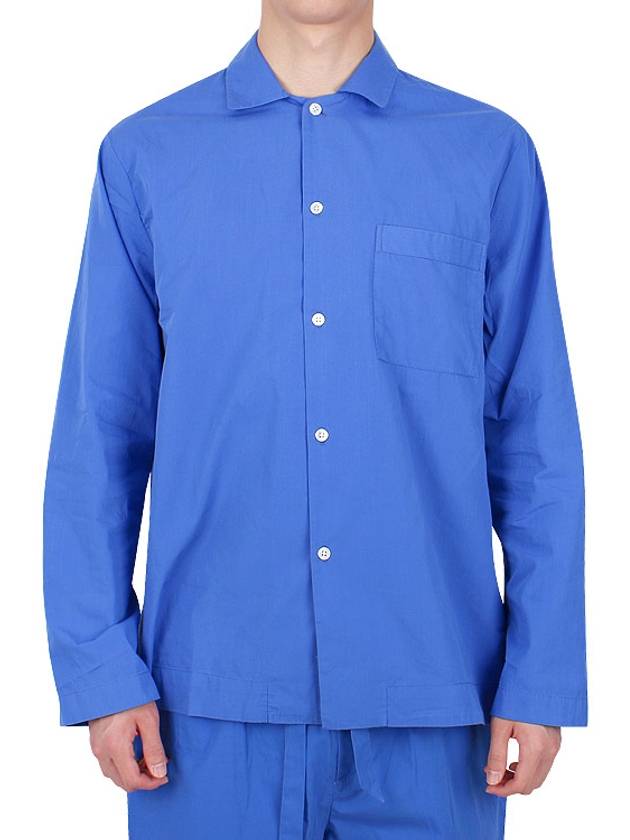 Poplin Pajamas Overfit Long Sleeve Shirt SWT RB - TEKLA - BALAAN 2