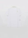 Aby Logo Short Sleeve T-Shirt White - ISABEL MARANT - BALAAN 4