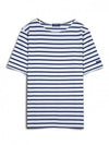 Levant Modern Striped Short Sleeve T-Shirt Marine - SAINT JAMES - BALAAN 1