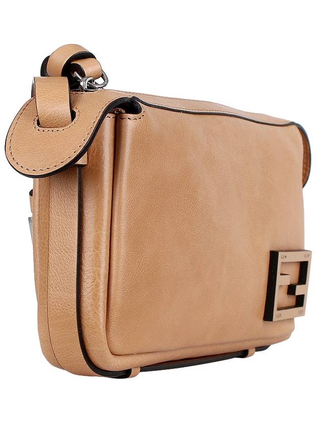 Simply Mini Leather Shoulder Bag Beige - FENDI - BALAAN 5