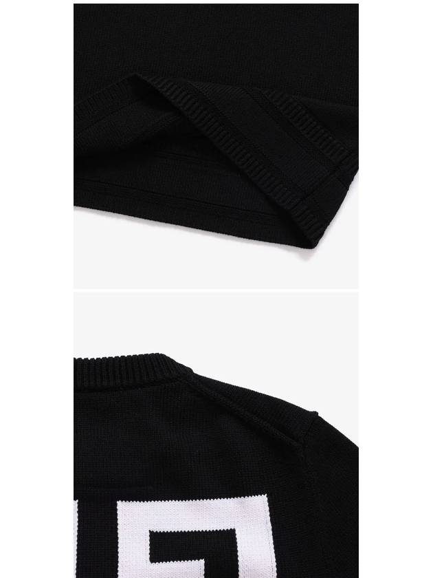 4G Logo Cotton Knit Top Black - GIVENCHY - BALAAN 4