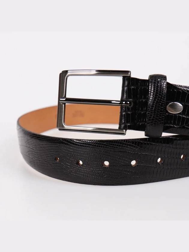 IKALOOK ITALY Square Leather Suit Belt BE105 - IKALOOOK - BALAAN 5