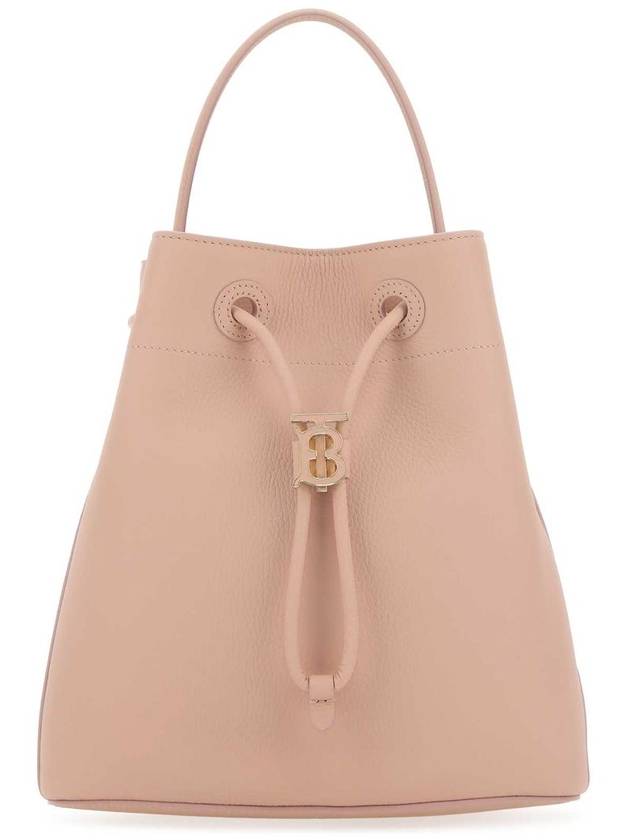 Grainy Leather Small TB Bucket Bag Pink - BURBERRY - BALAAN 2