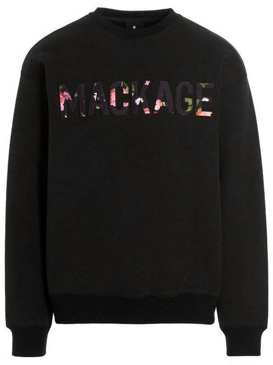 Double Face Jersey Wordmark Sweatshirt Black - MACKAGE - BALAAN.